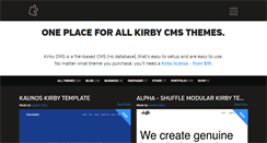 Desktop Screenshot of getkirby-themes.com